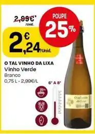 Intermarché O tal vinho da lixa - vinho verde promoção