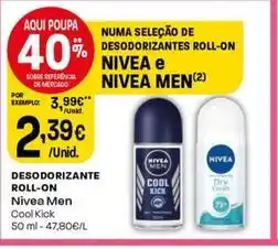 Intermarché Nivea - desodorizante roll-on promoção