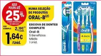 Intermarché Oral b - escova de dentes complete promoção