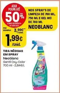 Intermarché Neoblanc - tira nodoas em spray promoção