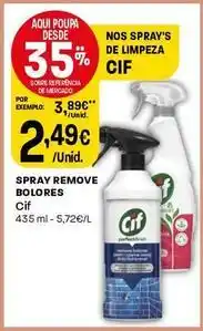 Intermarché Cif - spray remove bolores promoção