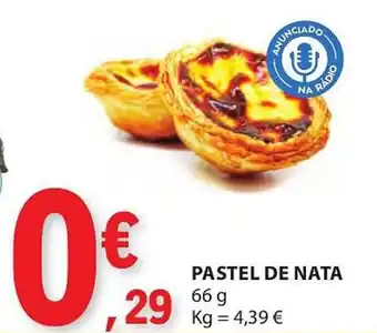E.Leclerc PASTEL DE NATA 66 g promoção
