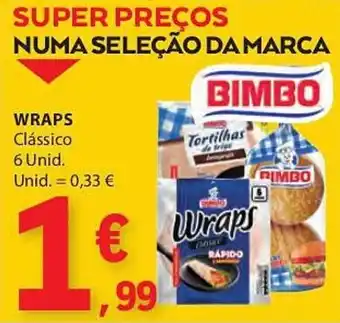 E.Leclerc WRAPS Clássico 6 unid. promoção