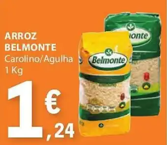 E.Leclerc ARROZ BELMONTE Carolino/Agulha 1 Kg promoção
