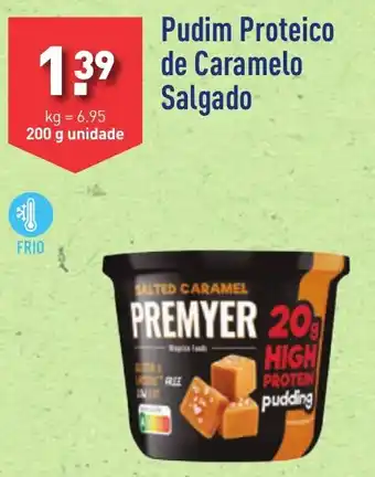 ALDI Pudim Proteico de Caramelo Salgado 200g promoção