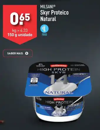 ALDI MILSANI Skyr Proteico Natural 150g promoção