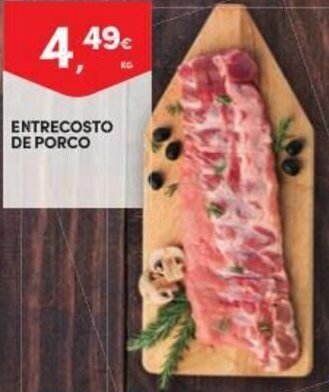 Continente Entrecosto de Porco promoção