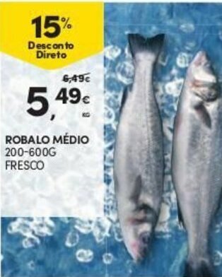Continente Robalo Médio 200-600g promoção
