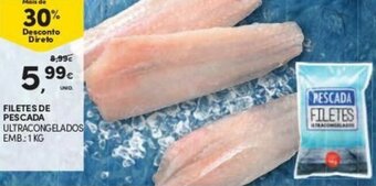 Continente Filetes de Pescada 1kg promoção