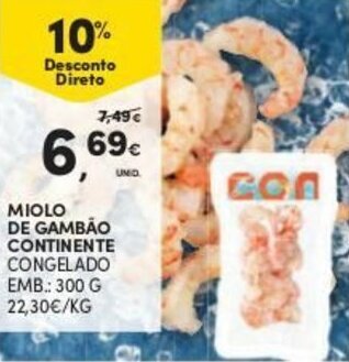 Miolo de Gambão Continente 300g