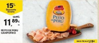 Continente Peito de Peru Campofrio promoção