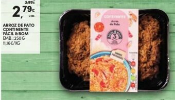 Continente Arroz de Pato Continente Fácil&Bom 250g promoção