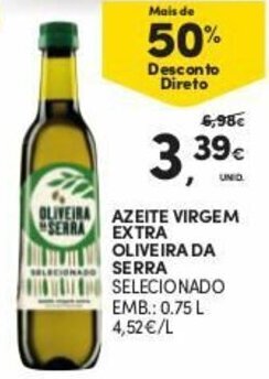 Azeite Virgem Extra Oliveira da Serra 0,75L