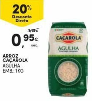 Arroz Caçarola Agulha 1kg