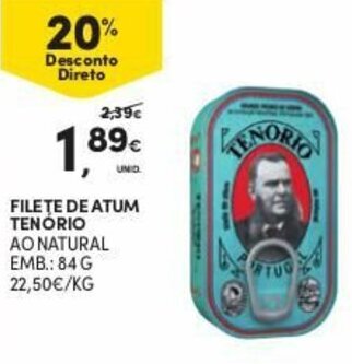 Filete de Atum Tenório 84g