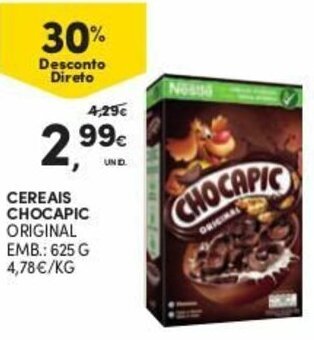 Continente Cereais Chocapic Original 625g promoção