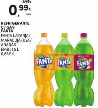 Continente Refrigerante C/Gás Fanta 1,5L promoção