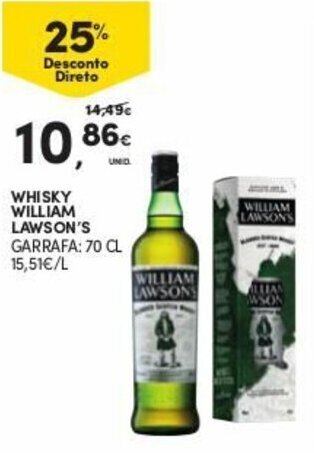 Whisky William Lawson's 70cl