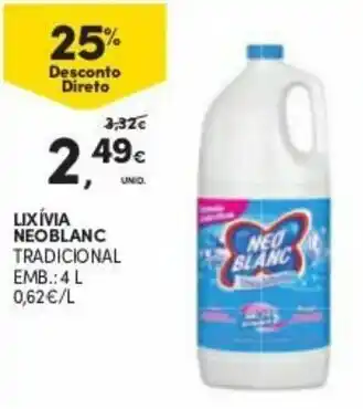 Continente Lixívia Neoblanc 4L promoção