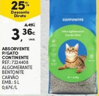 Absorvente P/Gato Continente 5L