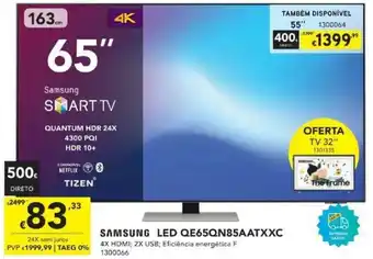 Radio Popular Samsung LED QE65QN85AATXXC promoção