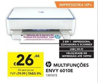 HP Multifunções ENVY 6010E