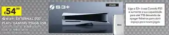 S3+ External SSD Play+ Gaming 256GB USB