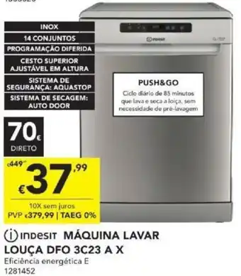 Indesit Máquina Lavar Louça DFO 3C23 A X