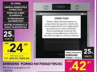 Radio Popular Samsung Forno BV75N5671RS/EC promoção
