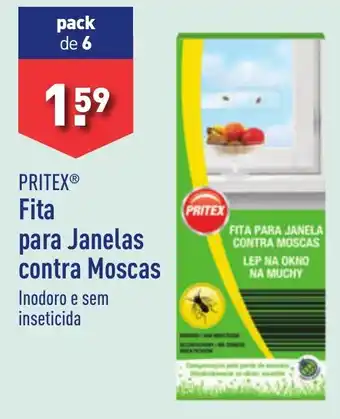 ALDI PRITEX Fita para Janelas contra Moscas promoção