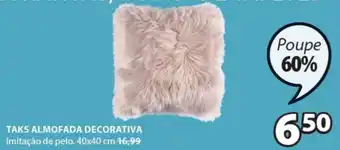JYSK Taks Almofada decorativa 40x40cm promoção