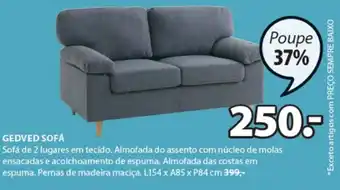 JYSK Gedved Sofa L154 x A85 x P84cm promoção