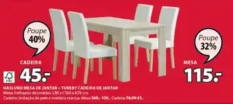 JYSK Haslund Mesa de Jantar promoção
