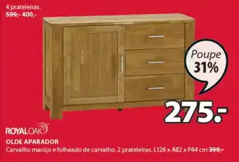 JYSK Olde Aparador L128 x A82 x P44cm promoção