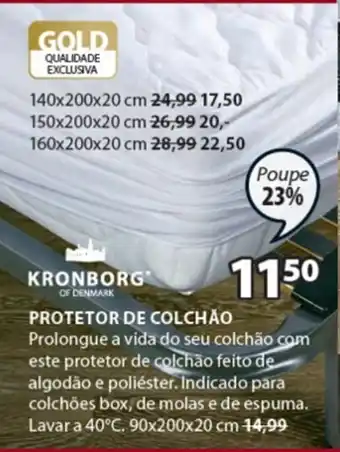 JYSK Protetor de Colchão 90x200x20cm promoção