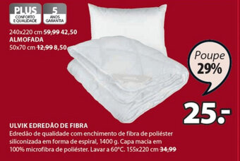 JYSK Ulvik Edredão de Fibra promoção