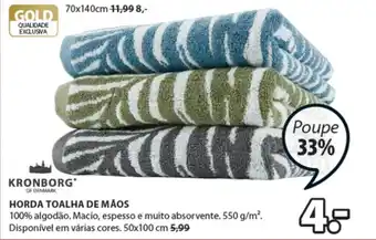 JYSK Horda Toalha de Mãos 50x100cm promoção