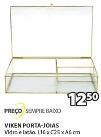 JYSK Viken Porta-Jóias L15 x C25 x A6cm promoção