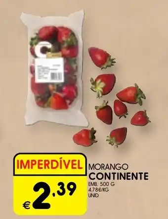 Meu Super MORANGO CONTINENTE 500G promoção