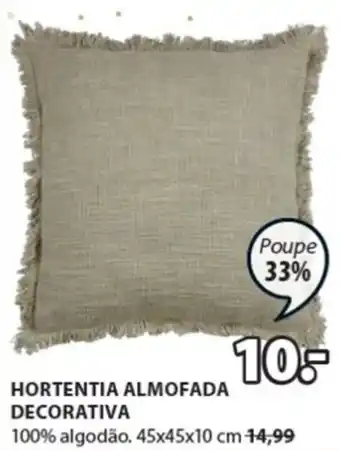 JYSK Hortentia Almofada Decorativa 45x45x10cm promoção
