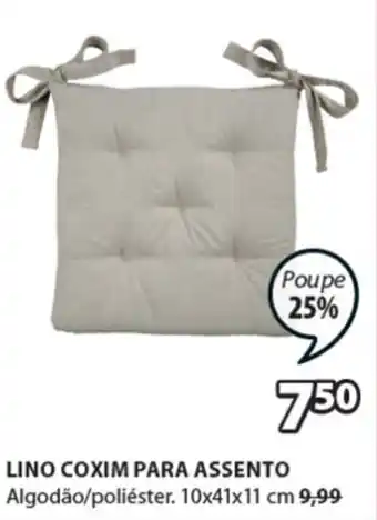 JYSK Lino Coxim para Assento 10x41x11cm promoção