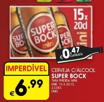 Meu Super CERVEJA C/ÁLCOOL SUPER BOCK promoção