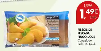 Pingo Doce RISSÓIS DE PESCADA PINGO DOCE Congelado Emb. 10 Unid. promoção