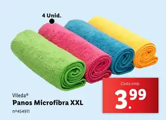 Lidl Vileda Panos Microfibra XXL promoção