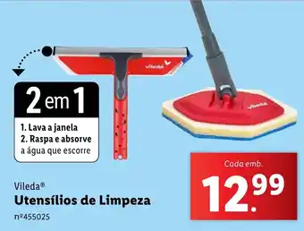 Lidl Vileda Utensílios de Limpeza promoção