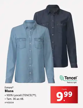 Lidl Esmara Blusa promoção