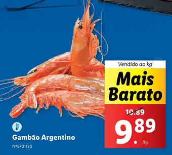 Lidl Gambão Argentino Vendido ao kg promoção