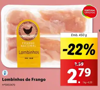 Lidl Lombinhos de Frango Emb. 450 g promoção