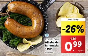 Lidl Da Minha Terra Alheira de Mirandela - IGP Emb. 200 g promoção