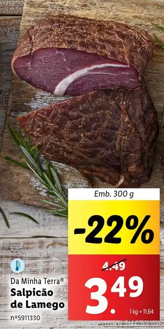 Lidl Da Minha Terra Salpicão de Lamego Emb. 300 g promoção